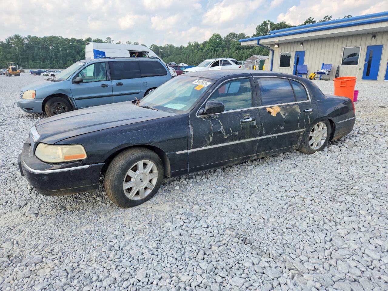 2008 Lincoln Town Car Черный vin: 2LNHM84W08X624524
