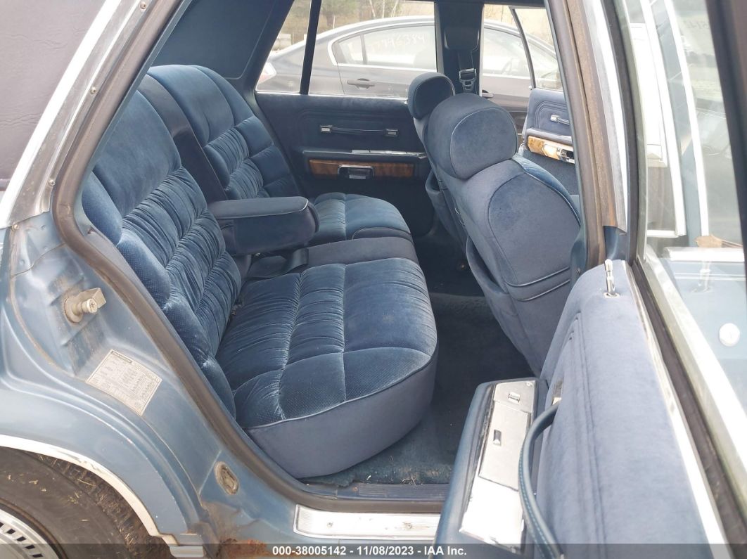 1987 Mercury Grand Marquis Ls Blue vin: 2MEBM75F1HX732913