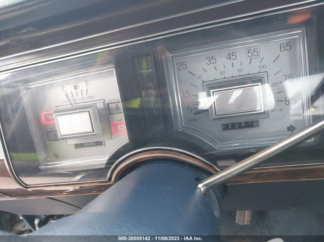 1987 Mercury Grand Marquis Ls Blue vin: 2MEBM75F1HX732913
