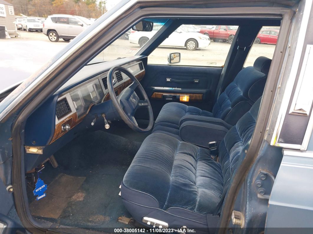1987 Mercury Grand Marquis Ls Blue vin: 2MEBM75F1HX732913