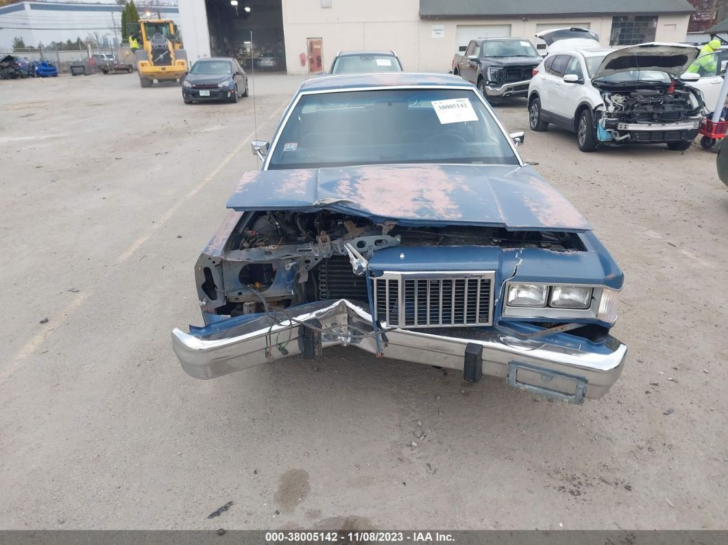 1987 Mercury Grand Marquis Ls Blue vin: 2MEBM75F1HX732913