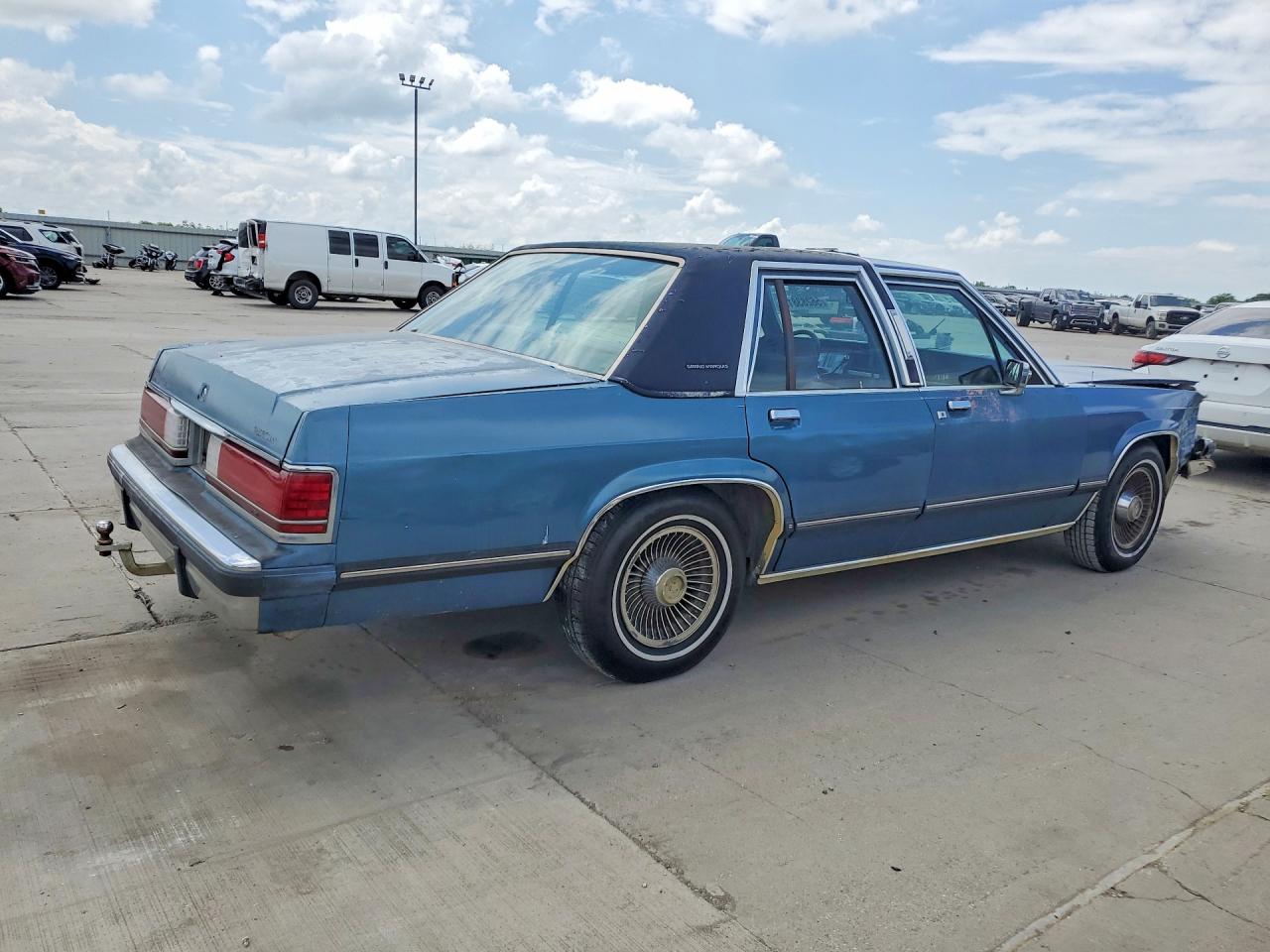 1988 Mercury Grand Marquis Ls Синий vin: 2MEBM75F6JX603796