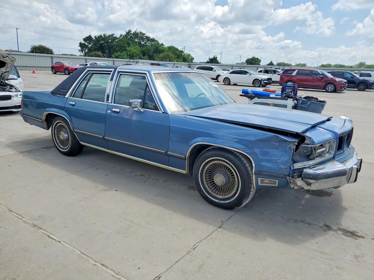 1988 Mercury Grand Marquis Ls Синий vin: 2MEBM75F6JX603796
