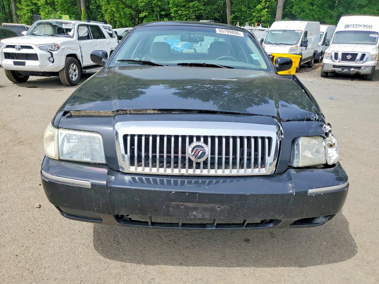 2010 Mercury Grand Marquis Ls Black vin: 2MEBM7FV3AX600196