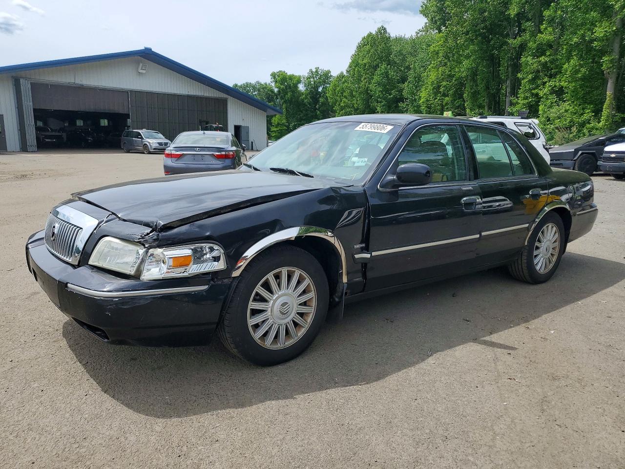 2010 Mercury Grand Marquis Ls Black vin: 2MEBM7FV3AX600196