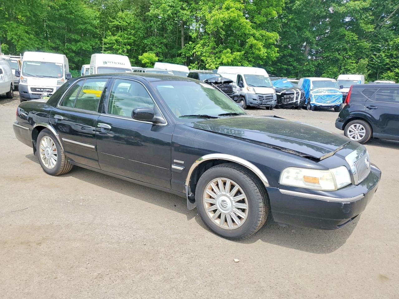 2010 Mercury Grand Marquis Ls Black vin: 2MEBM7FV3AX600196