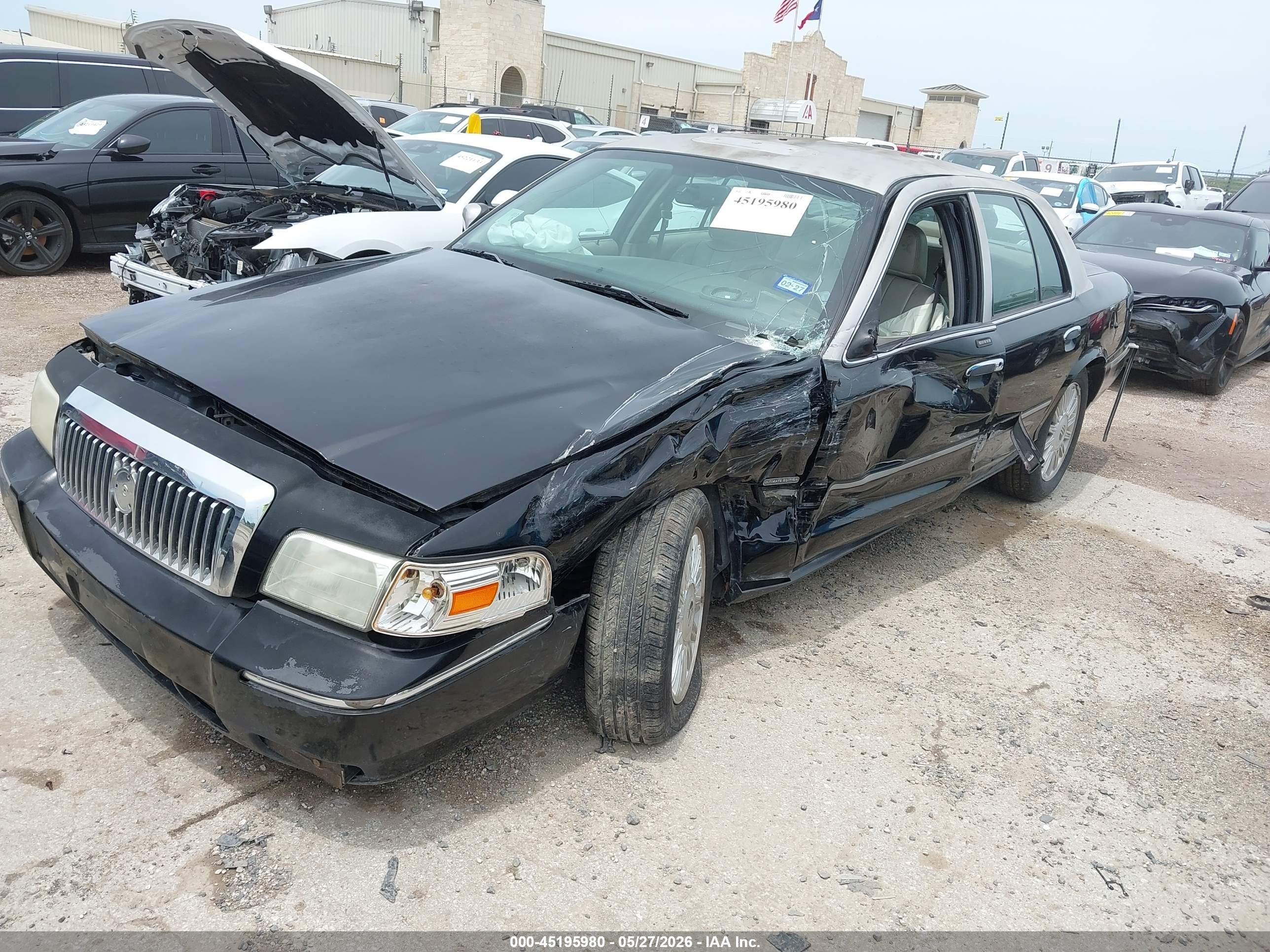 2010 Mercury Grand Marquis Ls (fleet Only) Black vin: 2MEBM7FV3AX634638