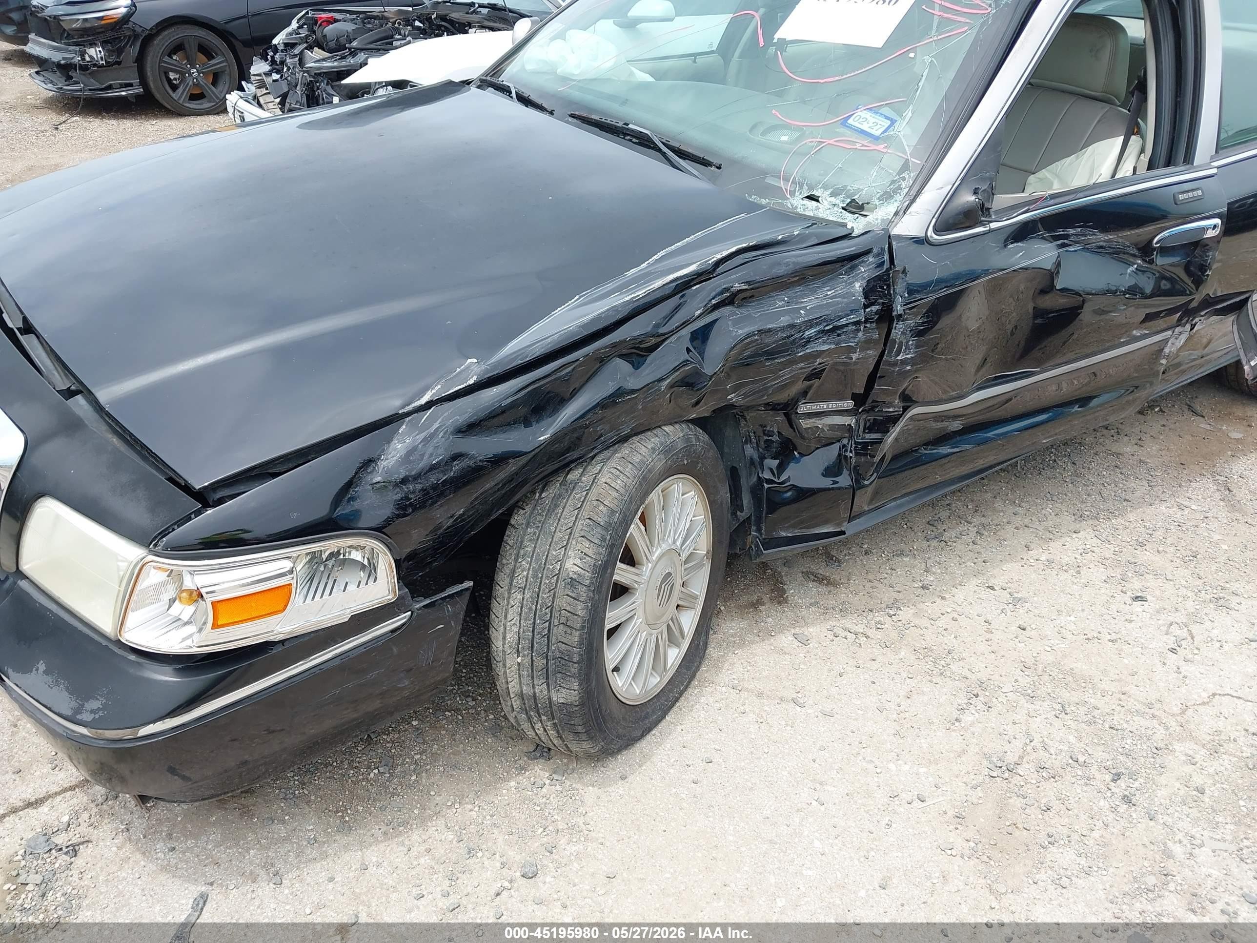 2010 Mercury Grand Marquis Ls (fleet Only) Black vin: 2MEBM7FV3AX634638