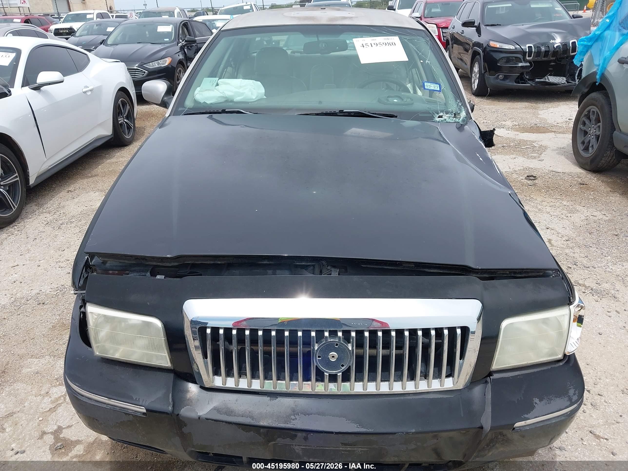 2010 Mercury Grand Marquis Ls (fleet Only) Black vin: 2MEBM7FV3AX634638