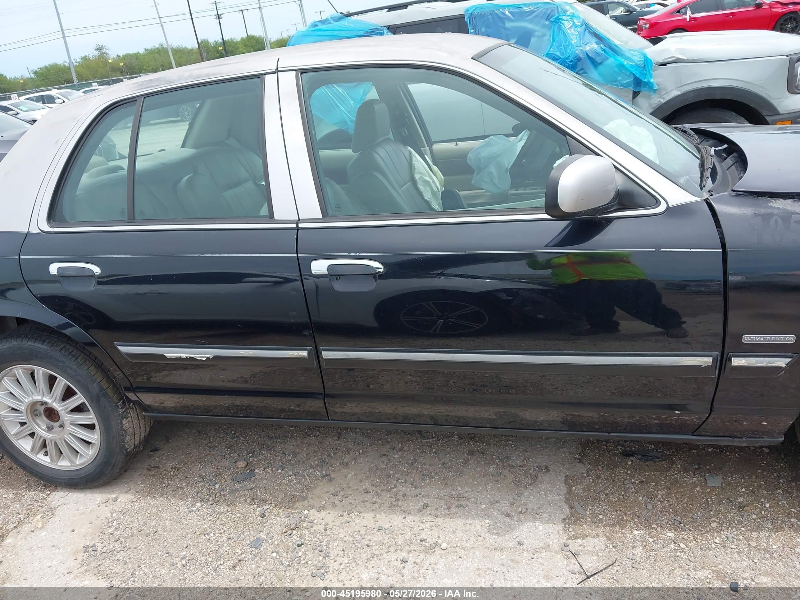 2010 Mercury Grand Marquis Ls (fleet Only) Black vin: 2MEBM7FV3AX634638