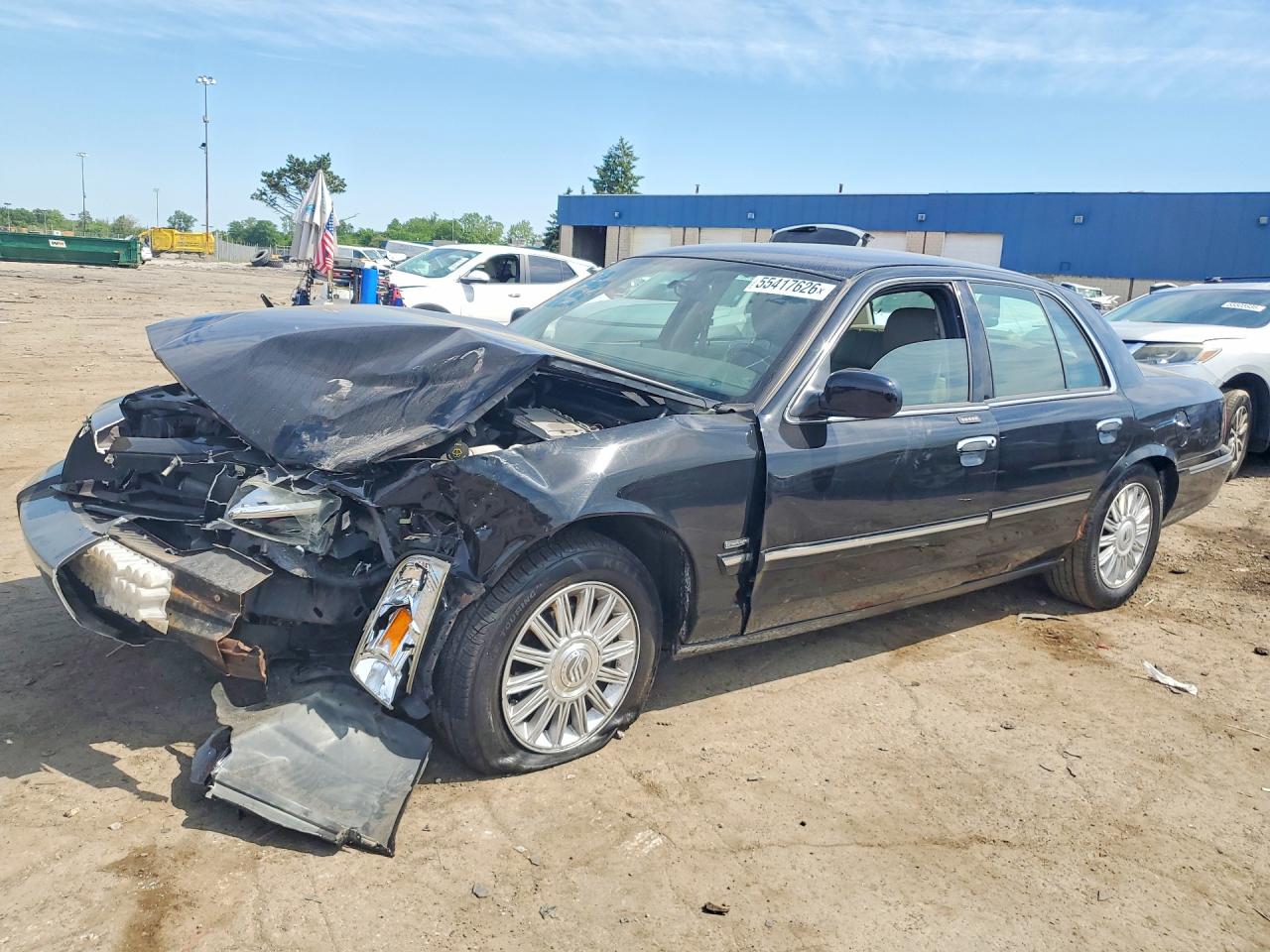 2011 Mercury Grand Marquis Ls Black vin: 2MEBM7FV6BX602316