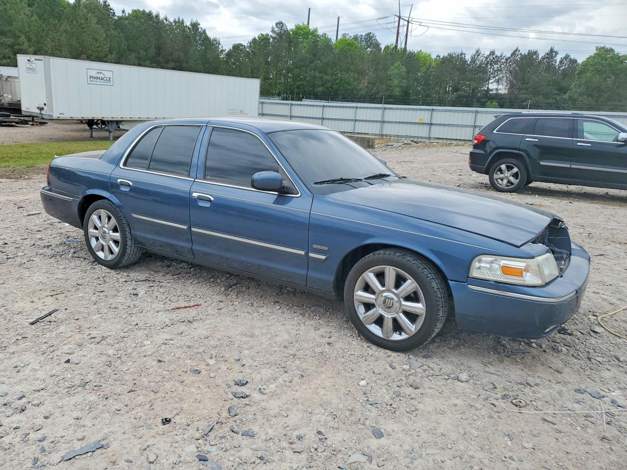 2011 Mercury Grand Marquis Ls Blue vin: 2MEBM7FV6BX605622