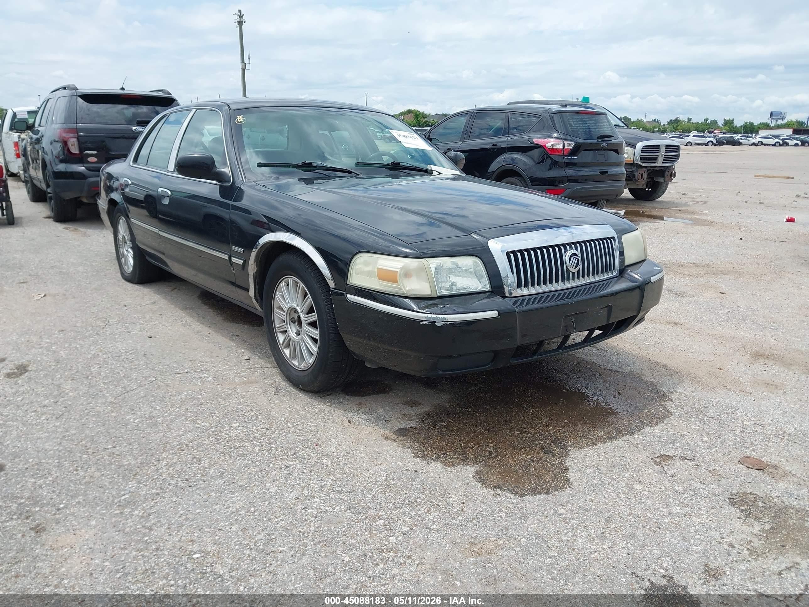 2010 Mercury Grand Marquis Ls (fleet Only) Black vin: 2MEBM7FV8AX600310