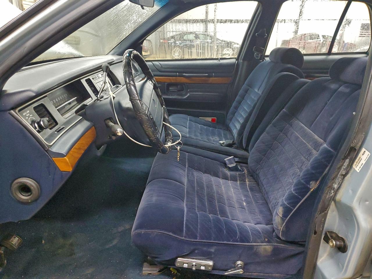 1992 Mercury Grand Marquis Gs Blue vin: 2MECM74W4NX723804