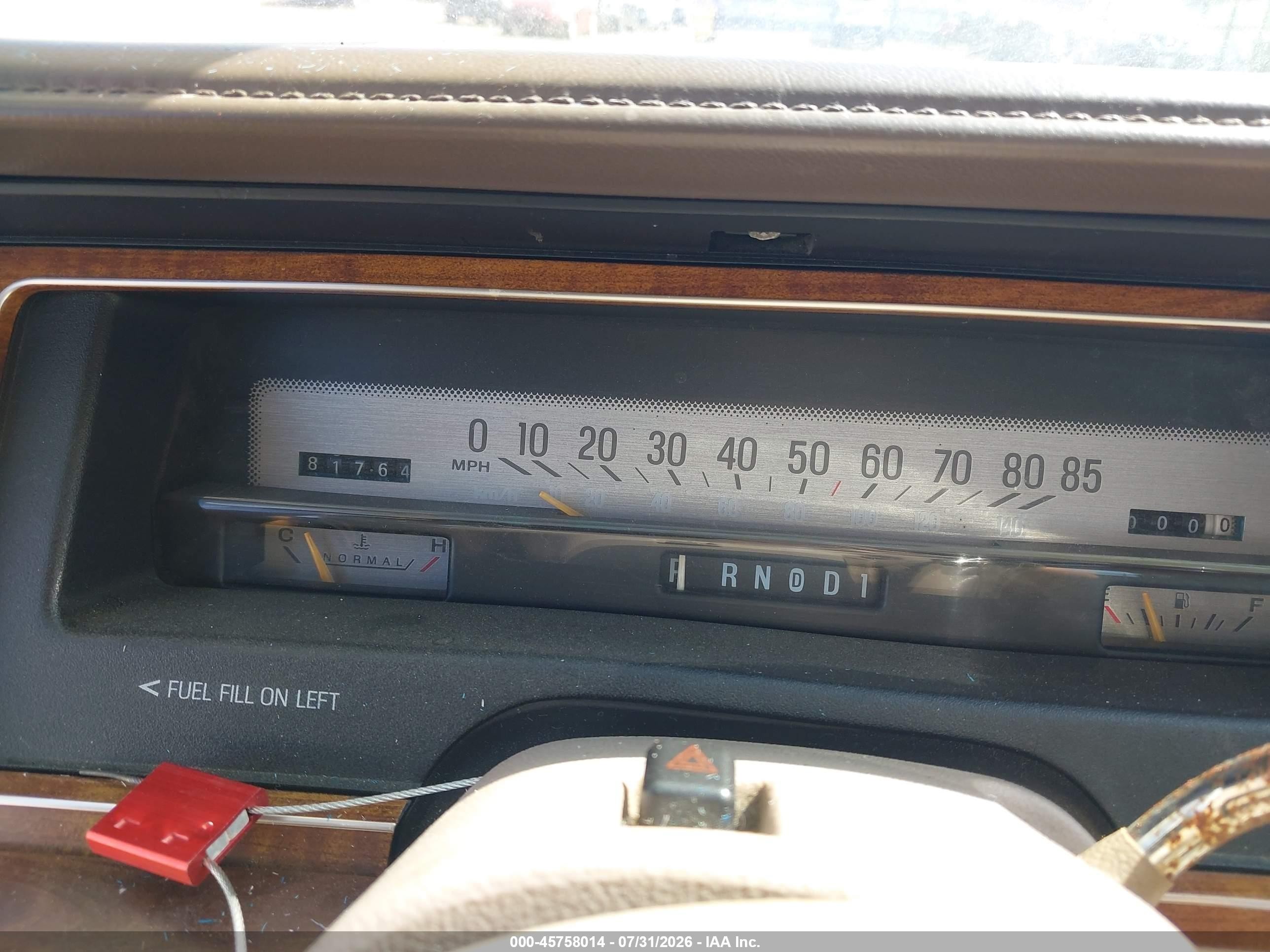 1991 Mercury Grand Marquis Ls Cream vin: 2MECM75F1MX634320