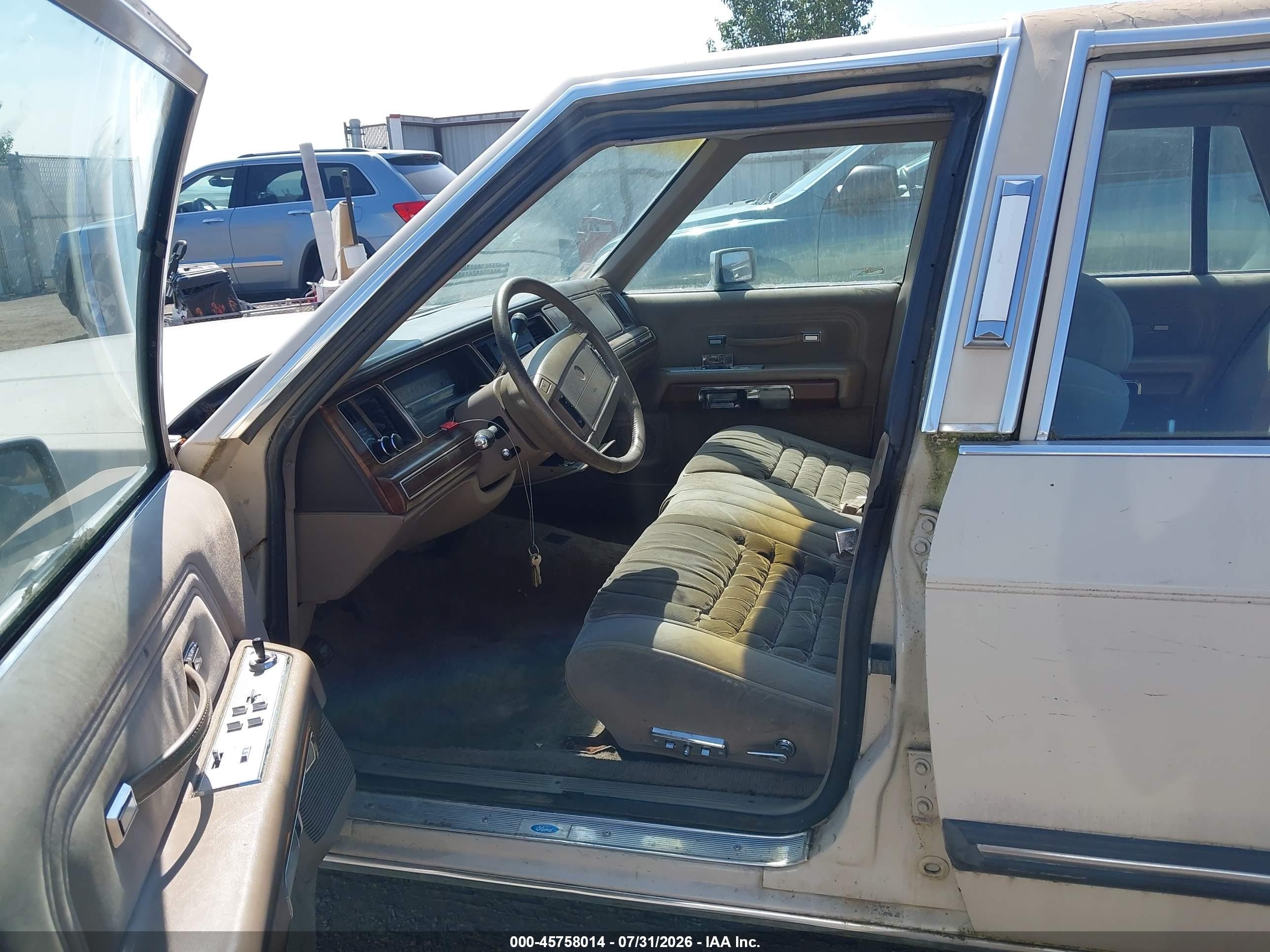 1991 Mercury Grand Marquis Ls Cream vin: 2MECM75F1MX634320