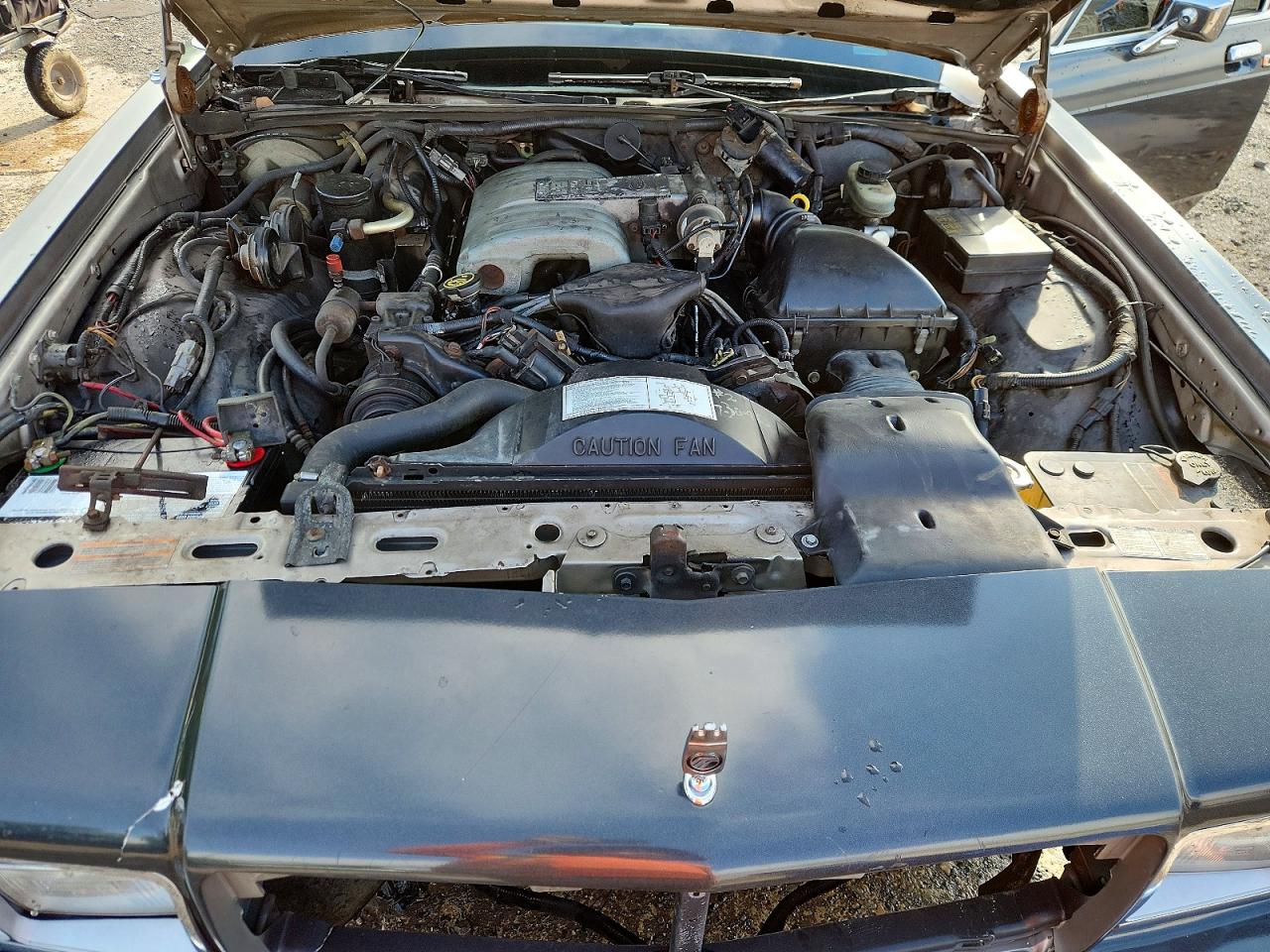 1991 Mercury Grand Marquis Ls Gray vin: 2MECM75F2MX627103