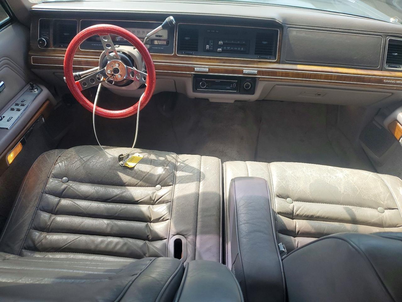 1991 Mercury Grand Marquis Ls Gray vin: 2MECM75F2MX627103