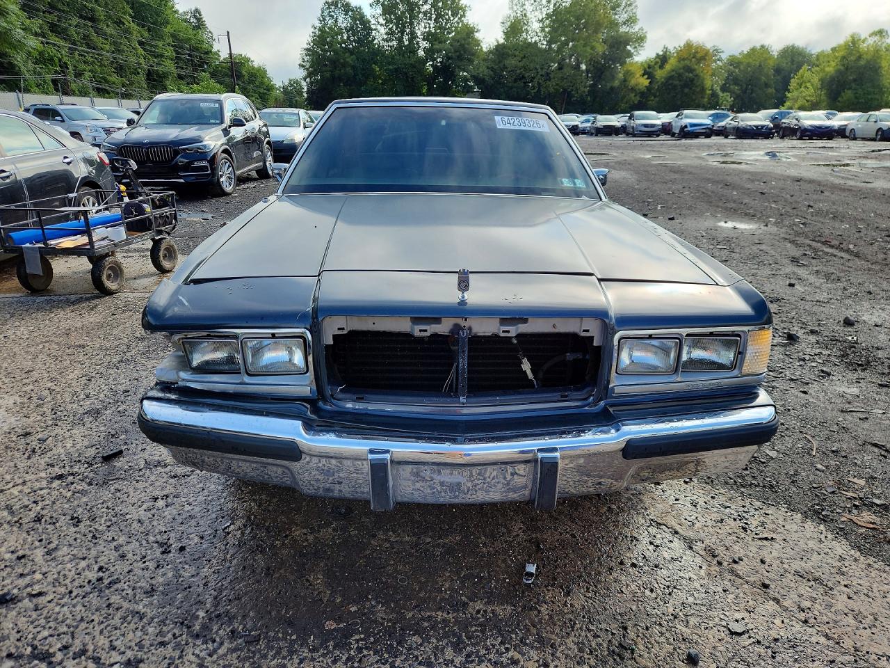 1991 Mercury Grand Marquis Ls Gray vin: 2MECM75F2MX627103