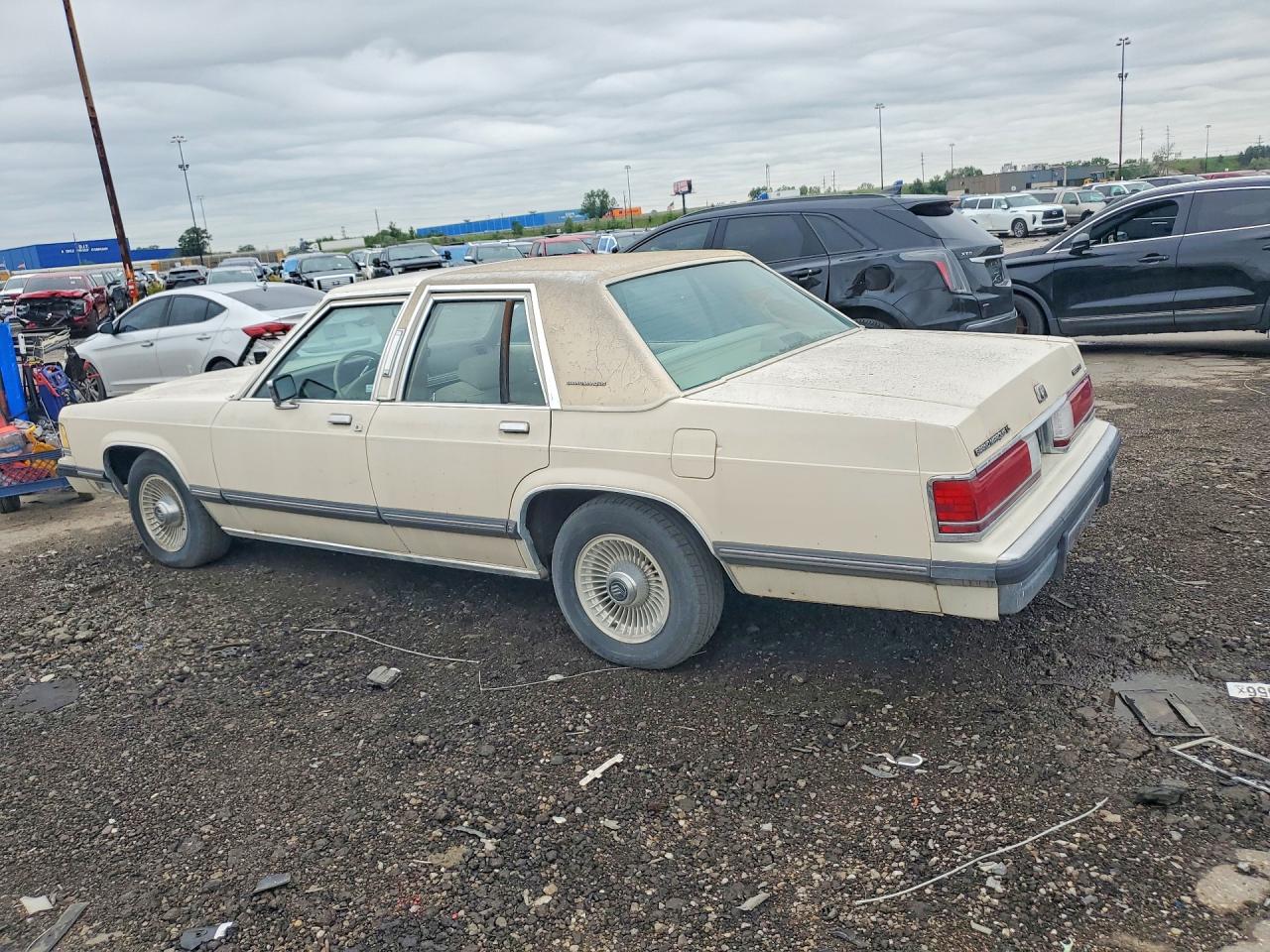 1991 Mercury Grand Marquis Ls Beige vin: 2MECM75F4MX654352