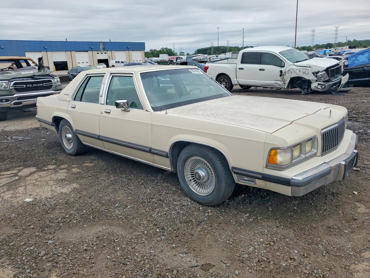 1991 Mercury Grand Marquis Ls Beige vin: 2MECM75F4MX654352
