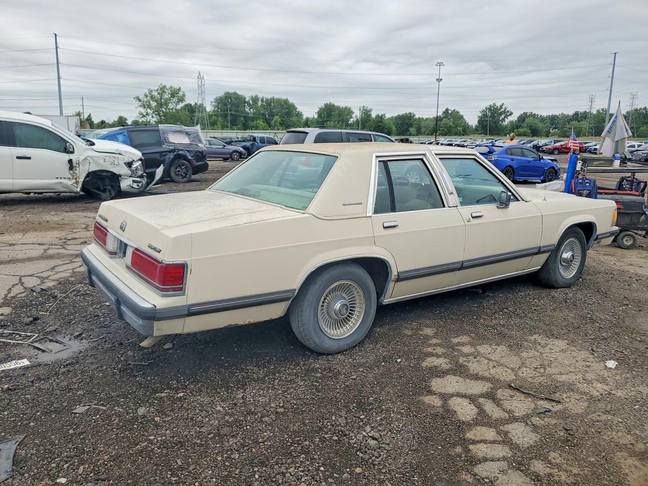 1991 Mercury Grand Marquis Ls Beige vin: 2MECM75F4MX654352