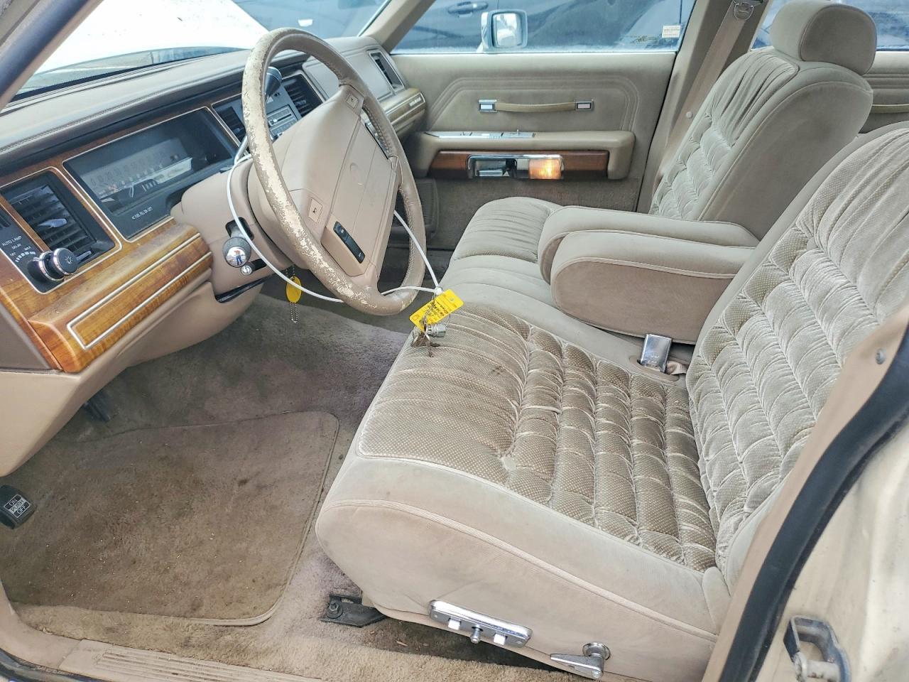 1991 Mercury Grand Marquis Ls Beige vin: 2MECM75F4MX654352