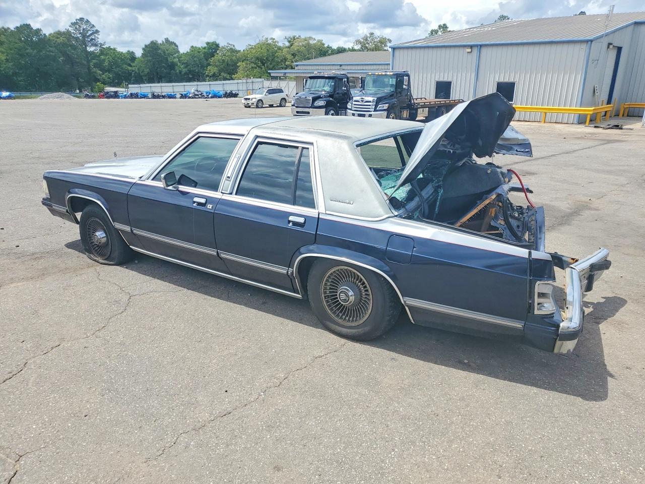 1991 Mercury Grand Marquis Ls Silver vin: 2MECM75FXMX650032