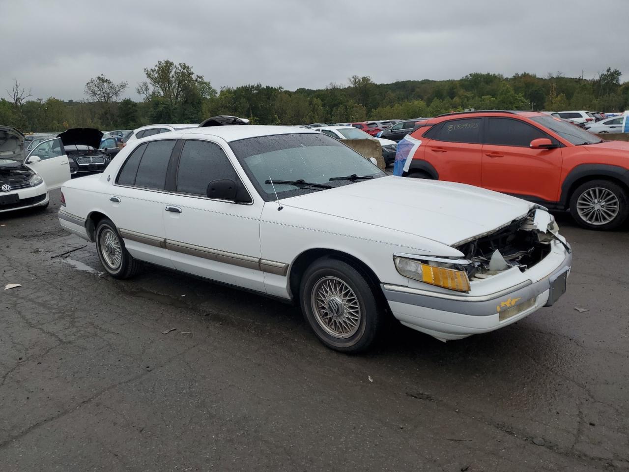 1992 Mercury Grand Marquis Ls White vin: 2MECM75WXNX759379
