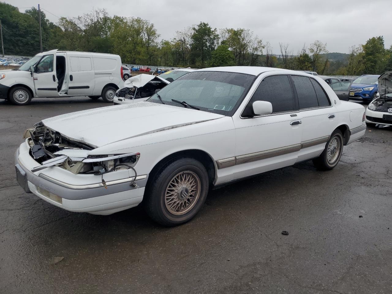 1992 Mercury Grand Marquis Ls White vin: 2MECM75WXNX759379
