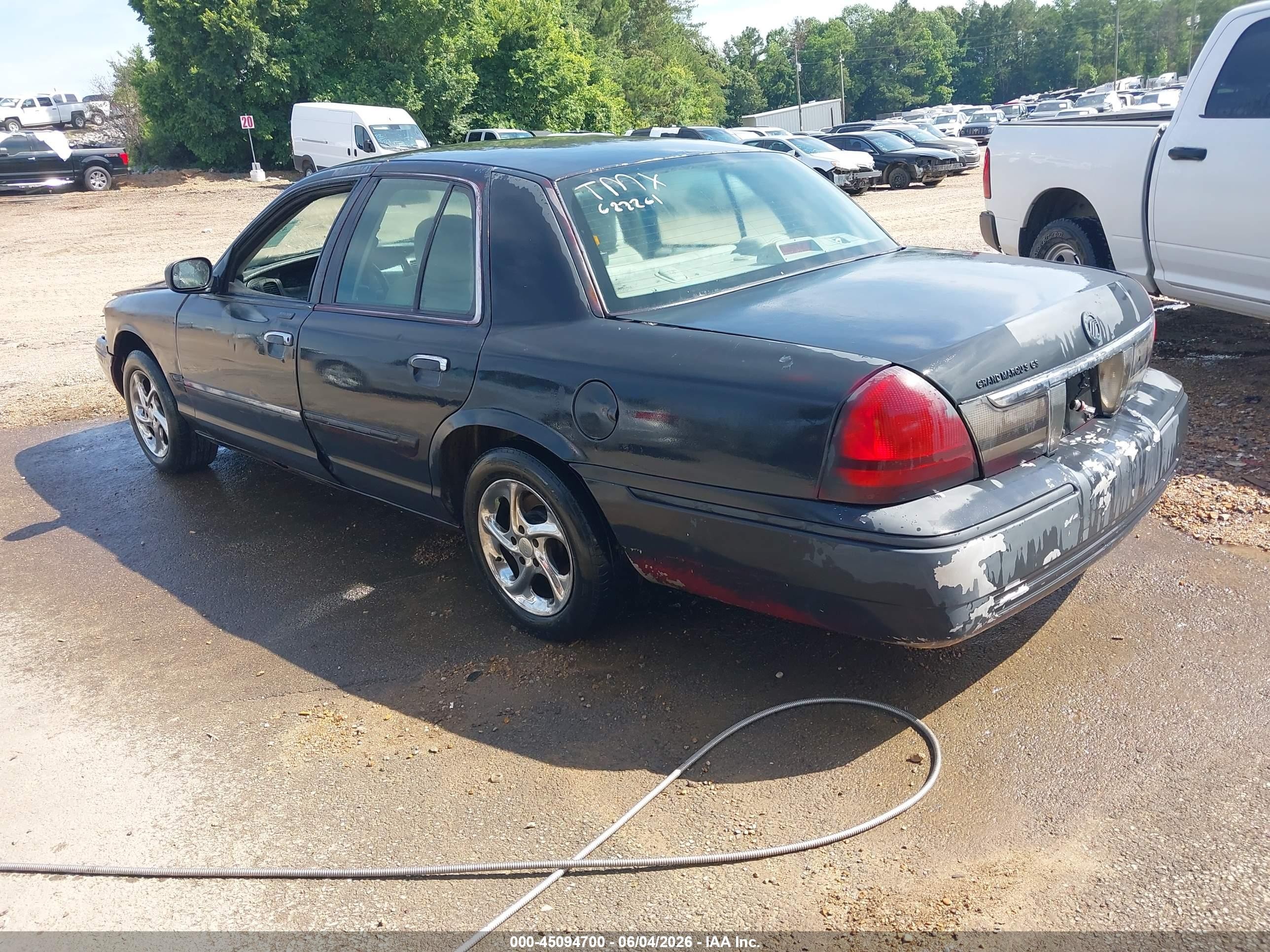 2008 Mercury Grand Marquis Gs Gray vin: 2MEFM74V18X622261