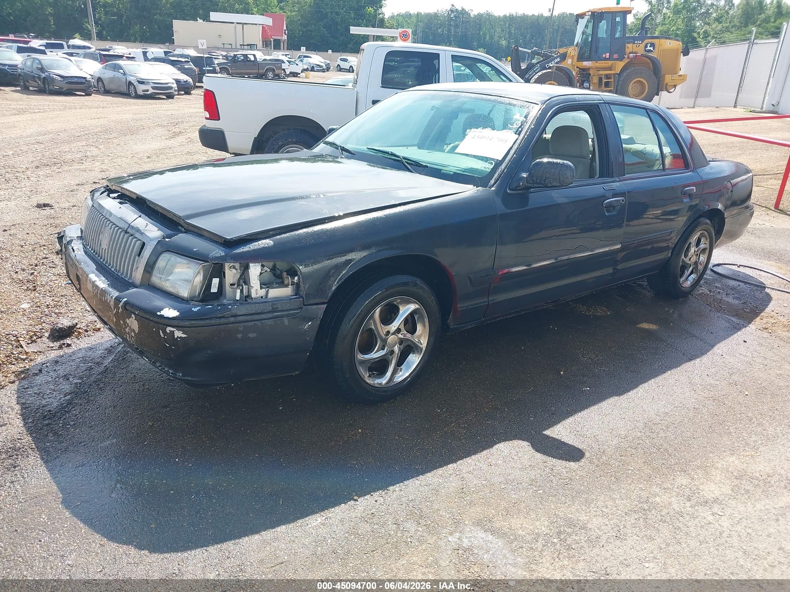 2008 Mercury Grand Marquis Gs Gray vin: 2MEFM74V18X622261