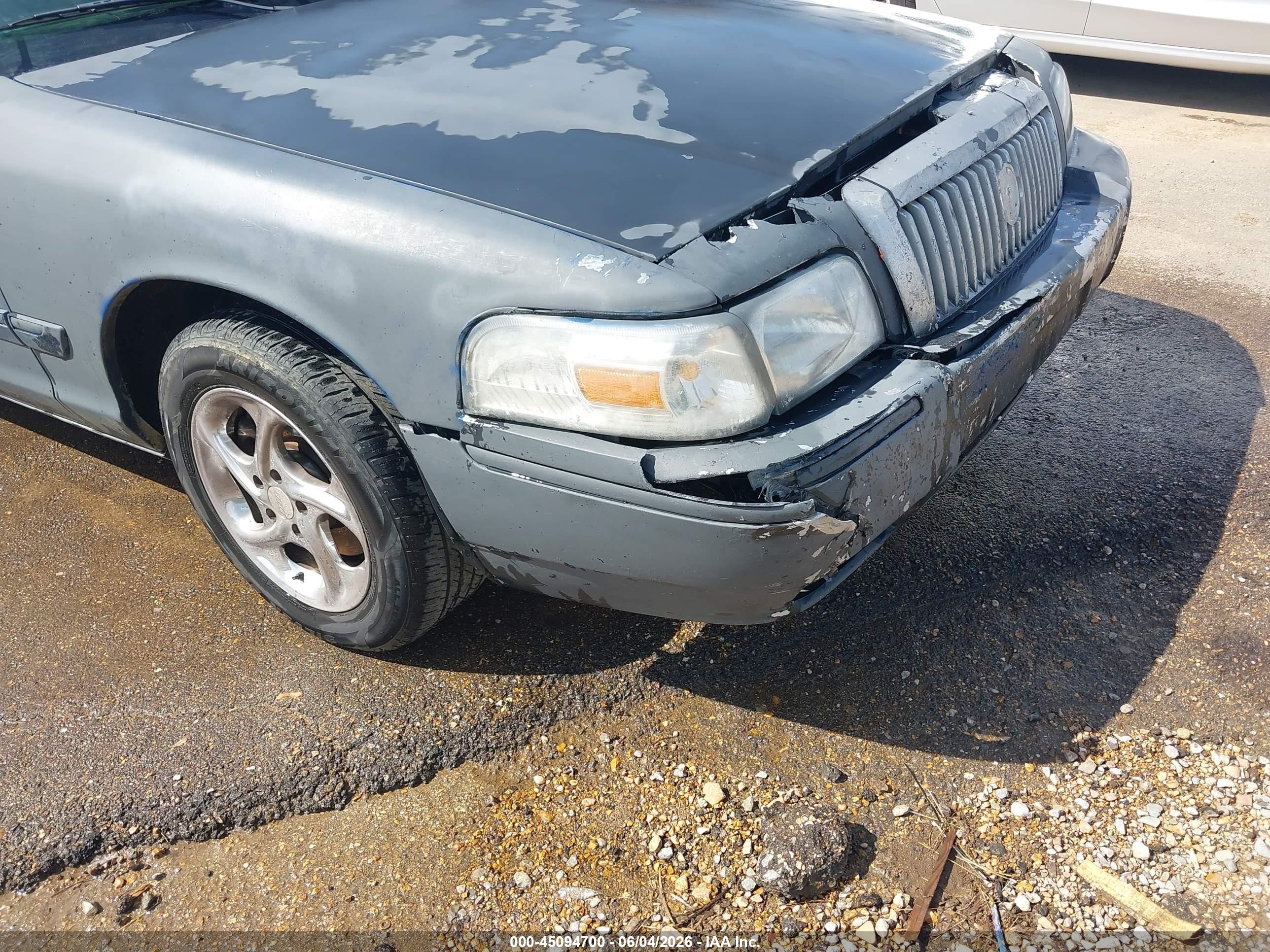 2008 Mercury Grand Marquis Gs Gray vin: 2MEFM74V18X622261