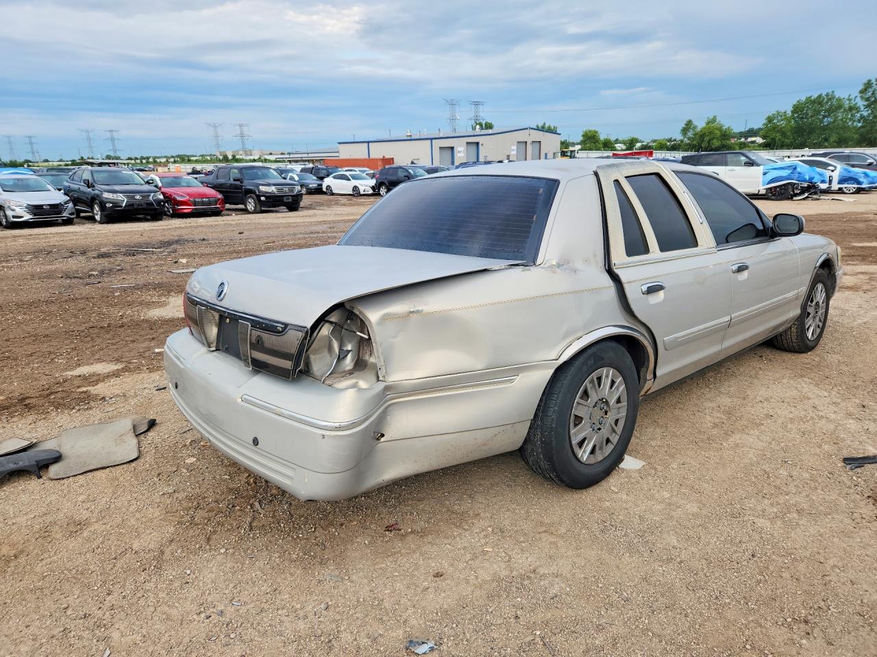 2006 Mercury Grand Marquis Gs Gold vin: 2MEFM74V26X609225