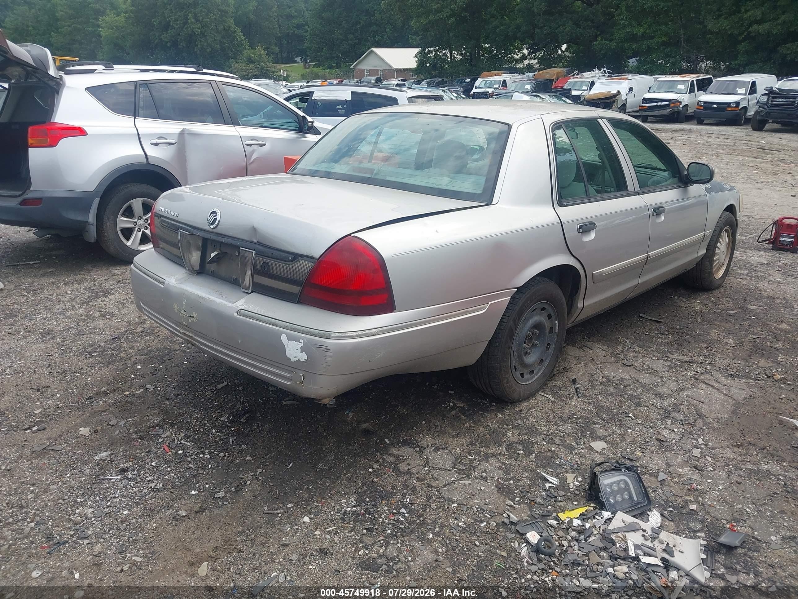2006 Mercury Grand Marquis Gs Gray vin: 2MEFM74V26X619978