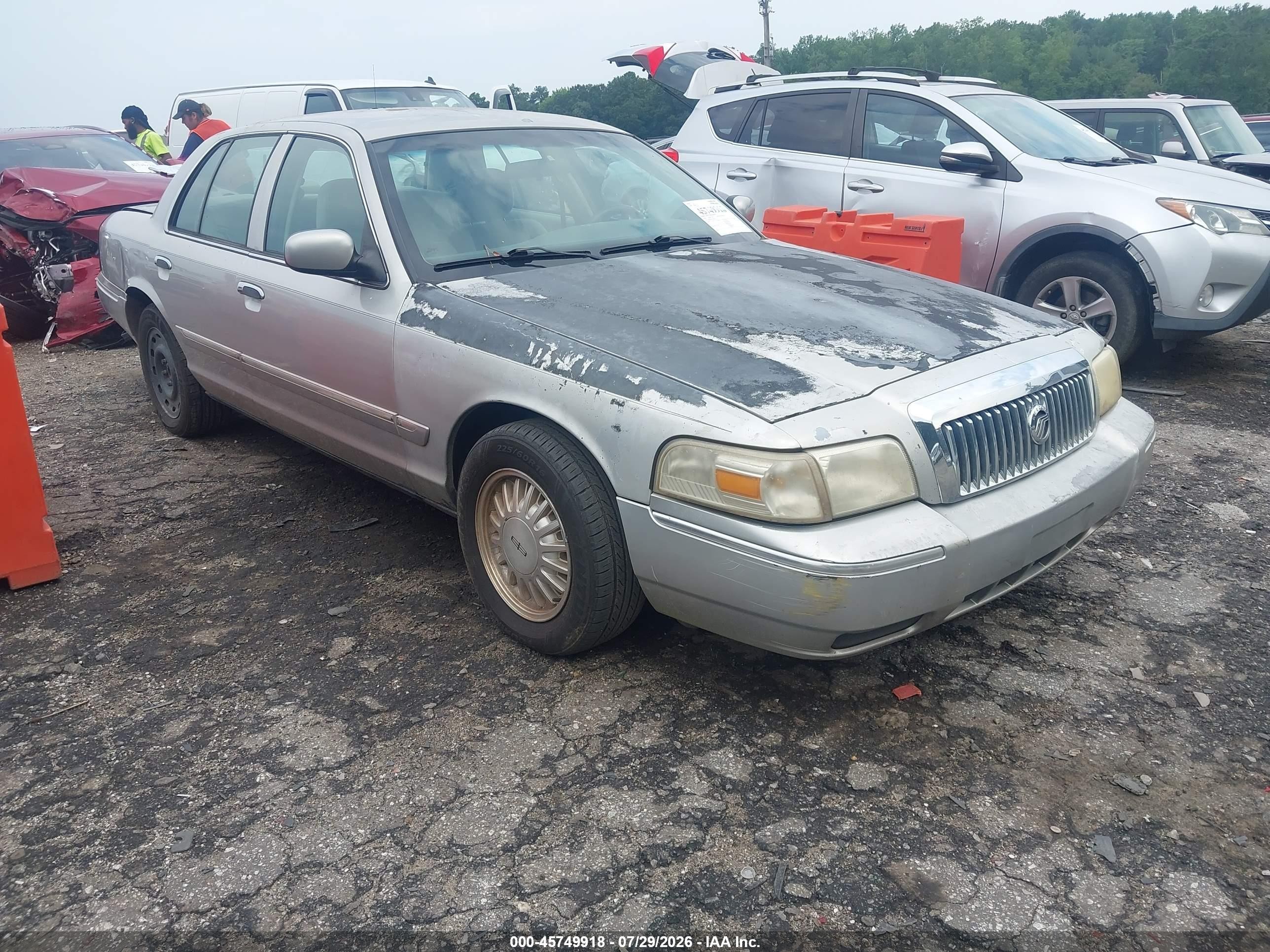 2006 Mercury Grand Marquis Gs Gray vin: 2MEFM74V26X619978