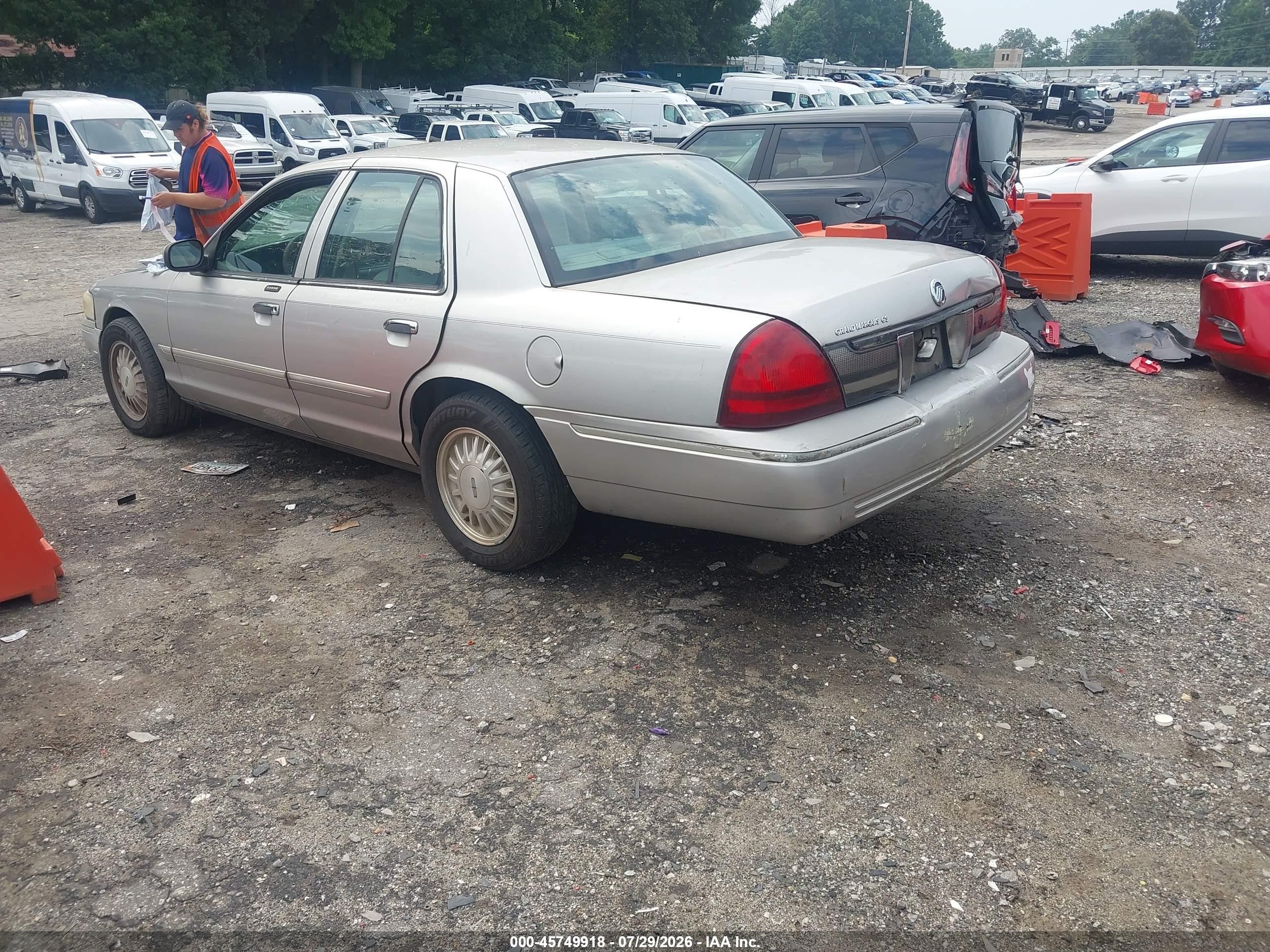 2006 Mercury Grand Marquis Gs Gray vin: 2MEFM74V26X619978