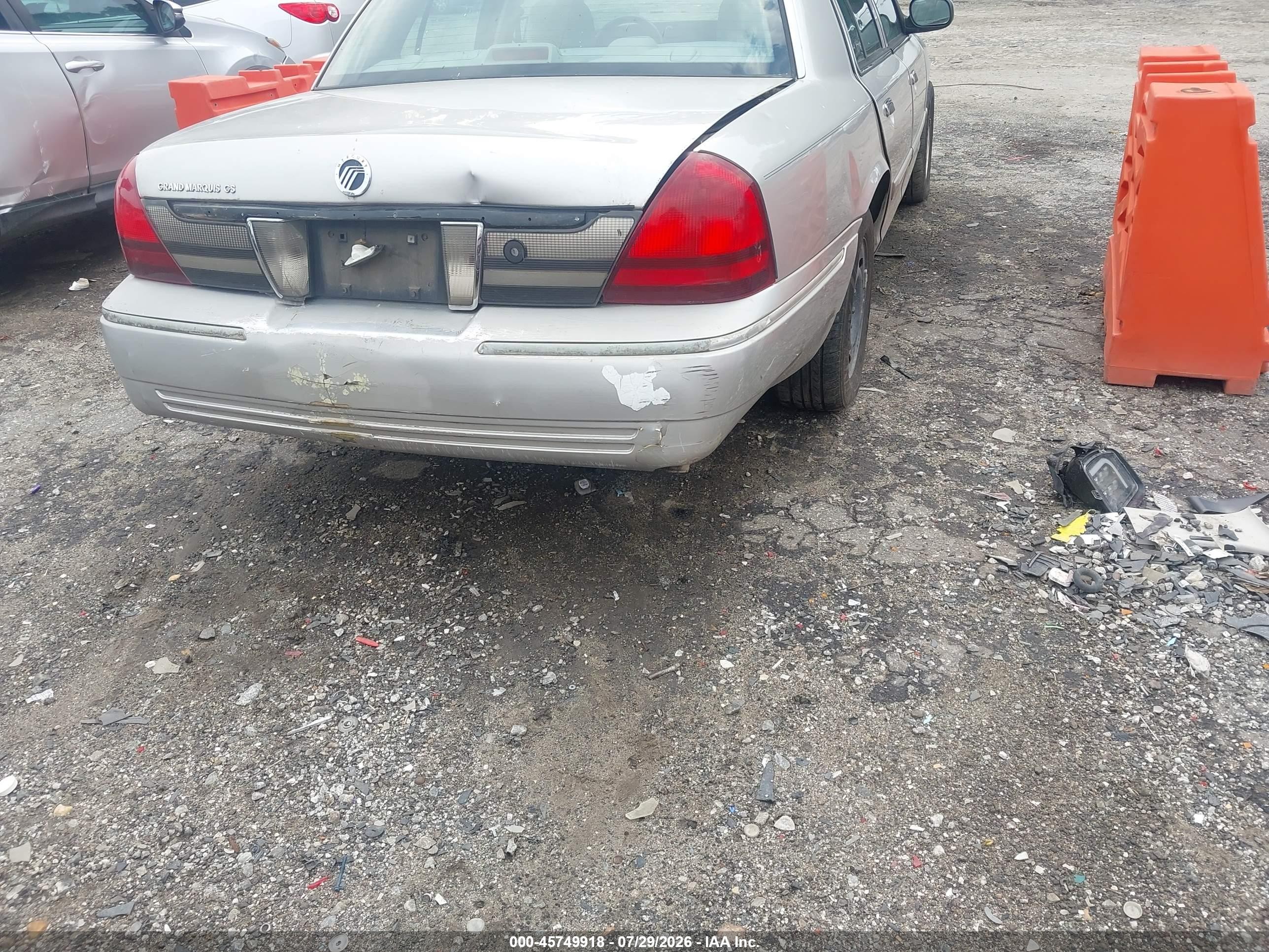 2006 Mercury Grand Marquis Gs Gray vin: 2MEFM74V26X619978