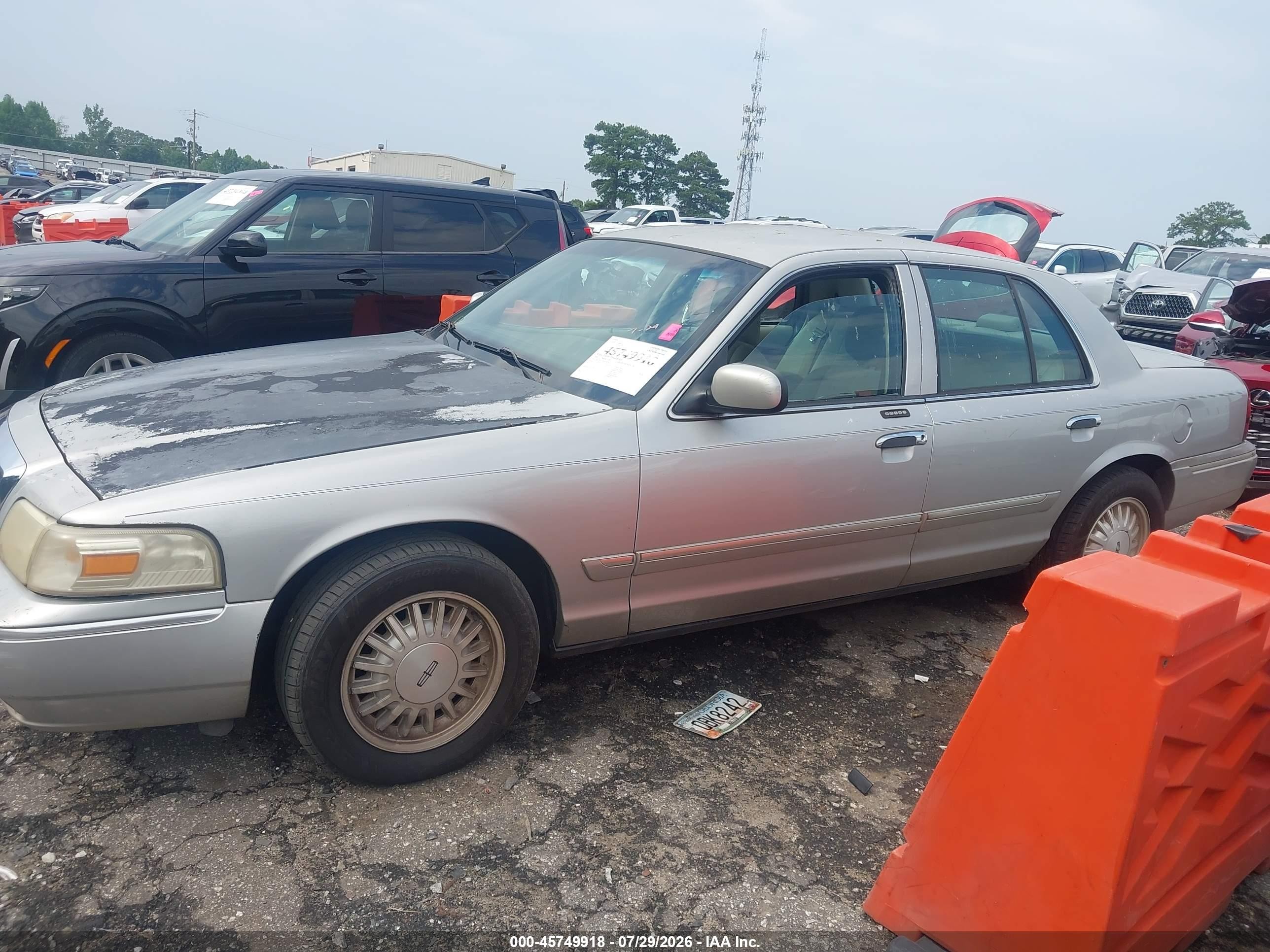 2006 Mercury Grand Marquis Gs Gray vin: 2MEFM74V26X619978