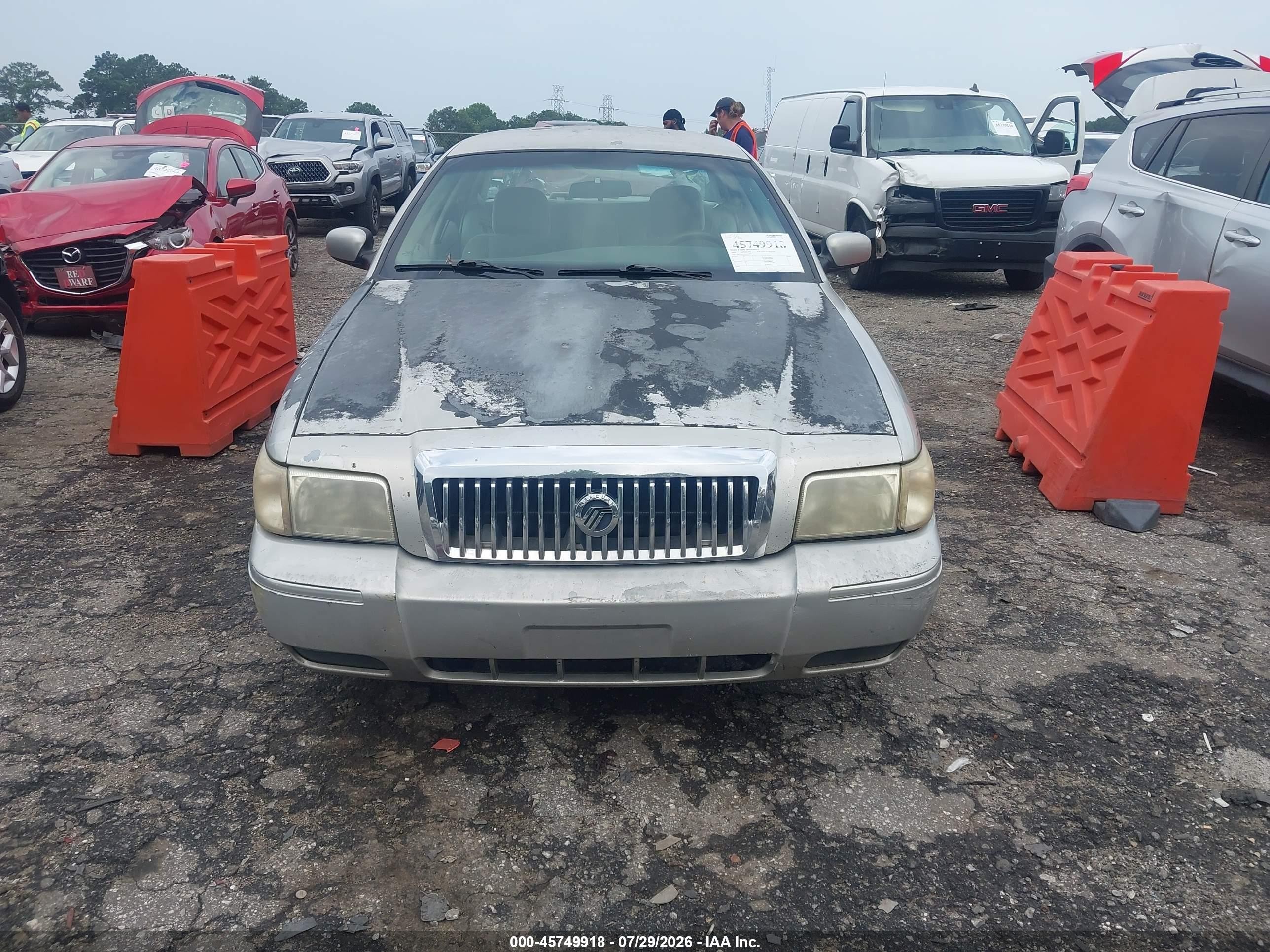 2006 Mercury Grand Marquis Gs Gray vin: 2MEFM74V26X619978