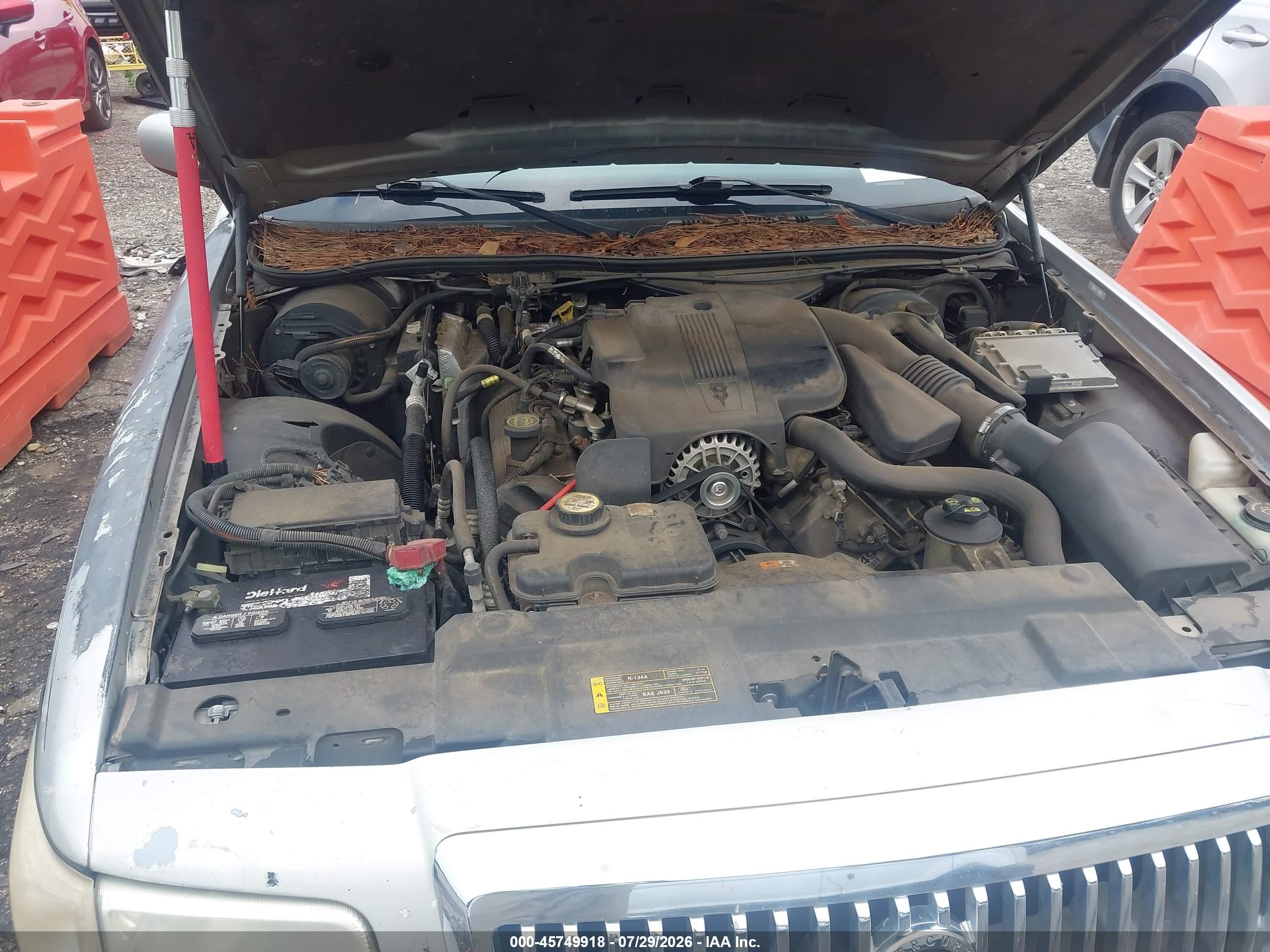 2006 Mercury Grand Marquis Gs Gray vin: 2MEFM74V26X619978