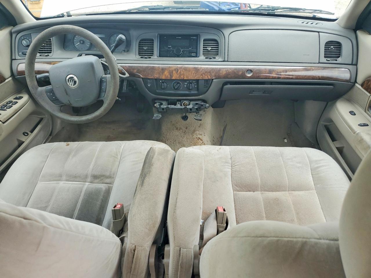 2008 Mercury Grand Marquis Gs Серебряный vin: 2MEFM74V28X615674