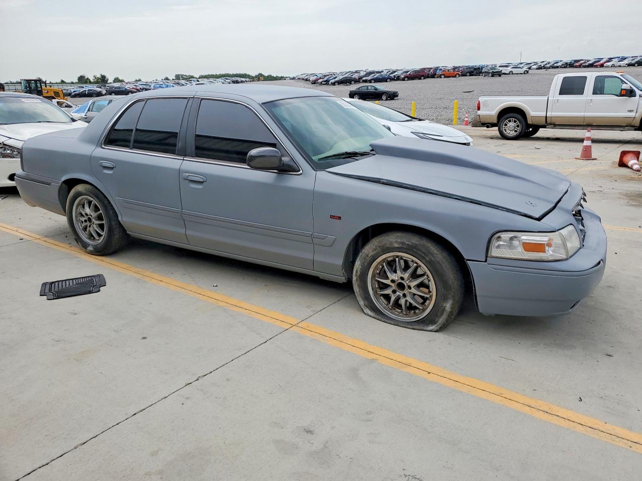2007 Mercury Grand Marquis Gs Gray vin: 2MEFM74V47X616016