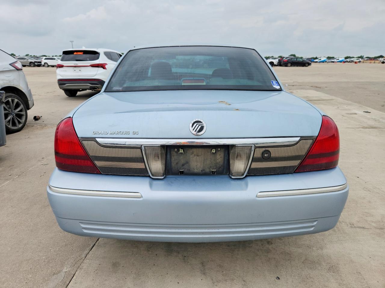 2008 Mercury Grand Marquis Gs Blue vin: 2MEFM74V48X625820