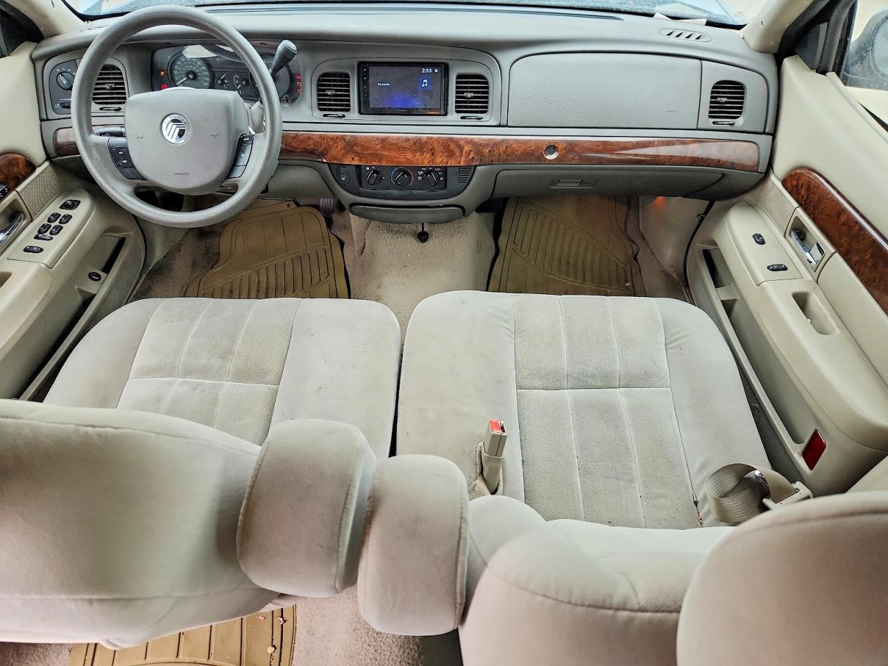 2008 Mercury Grand Marquis Gs Blue vin: 2MEFM74V48X625820