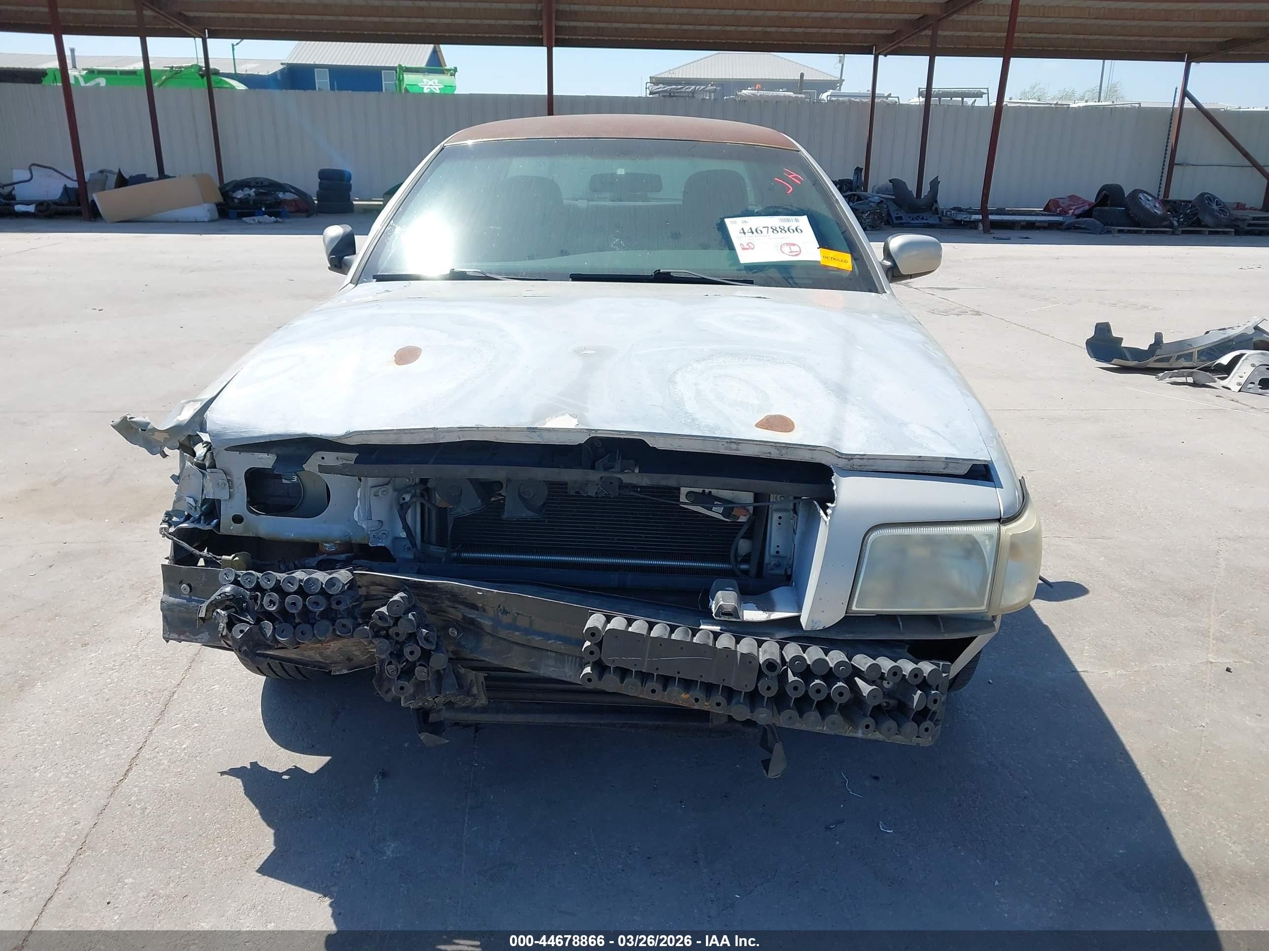 2008 Mercury Grand Marquis Gs Бежевый vin: 2MEFM74V48X631245