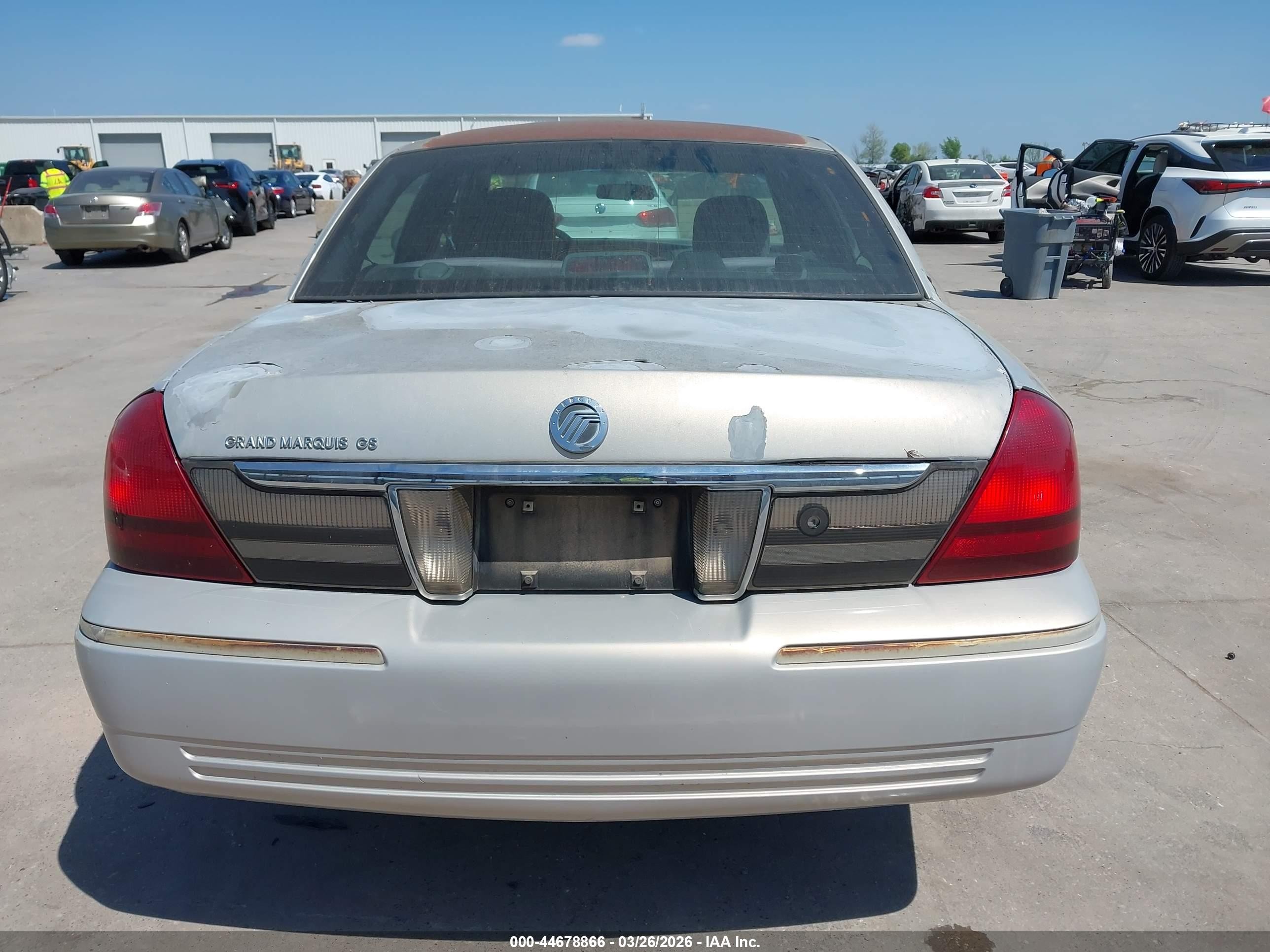 2008 Mercury Grand Marquis Gs Бежевый vin: 2MEFM74V48X631245