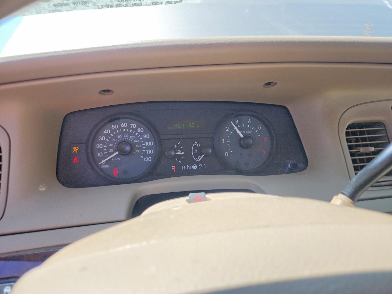 2006 Mercury Grand Marquis Gs Tan vin: 2MEFM74V56X652277