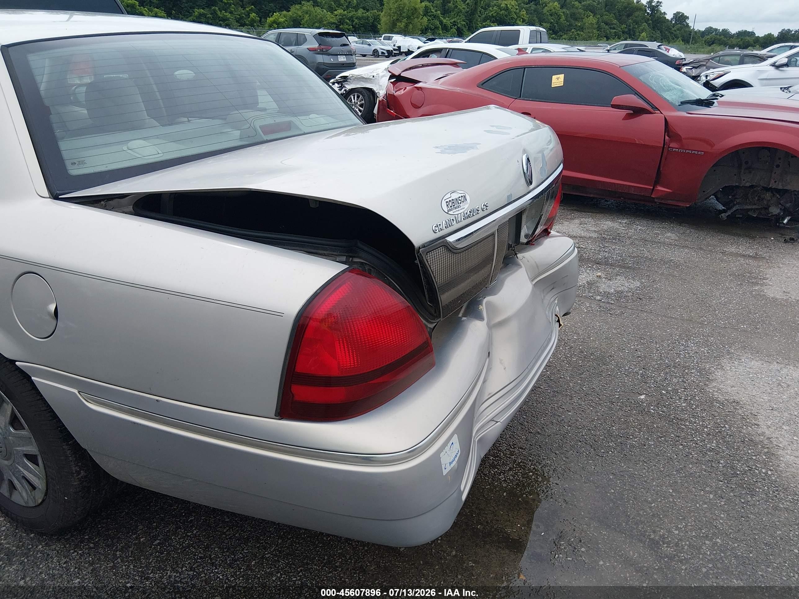 2007 Mercury Grand Marquis Gs Pewter vin: 2MEFM74V57X604974