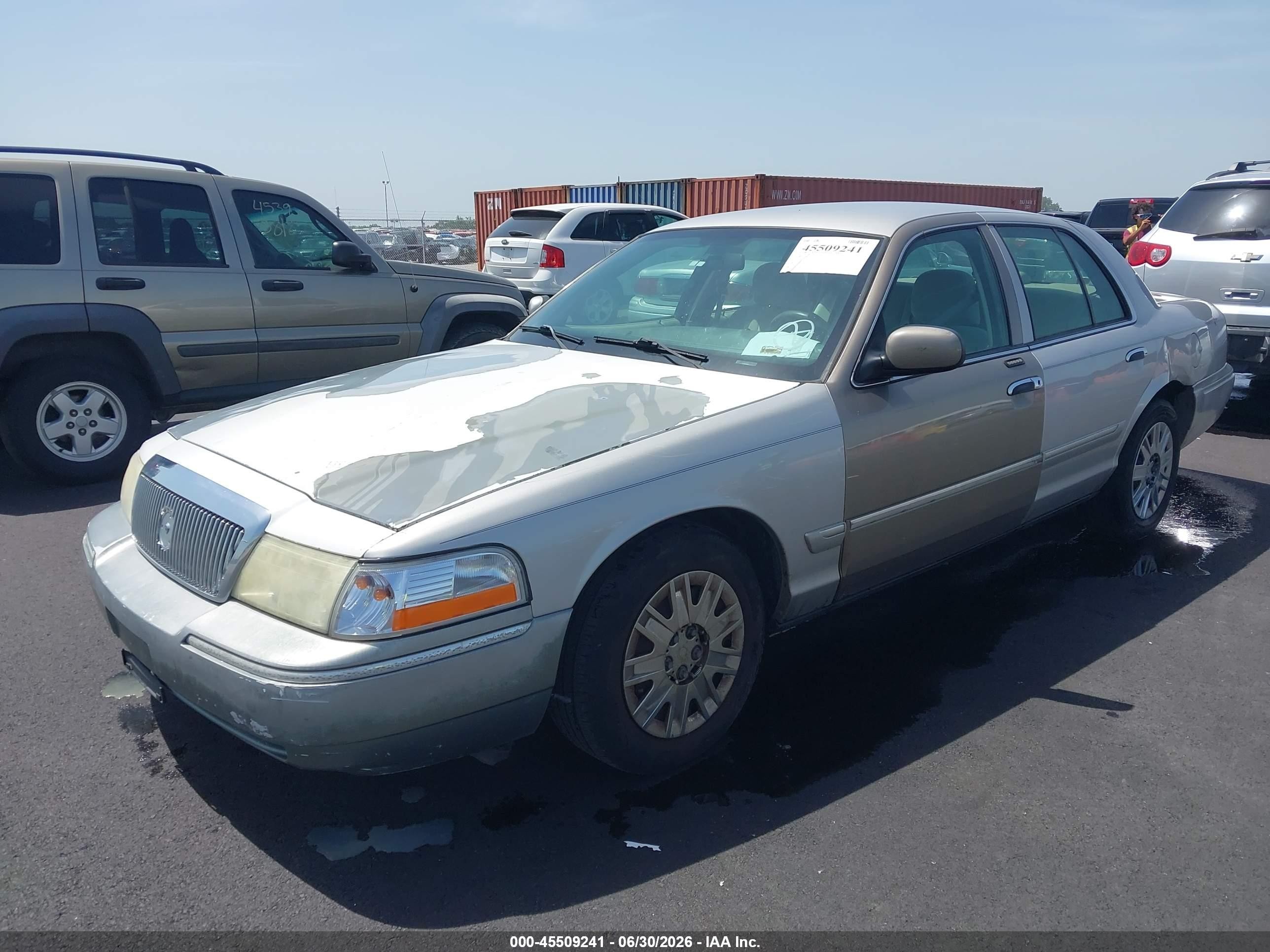 2006 Mercury Grand Marquis Gs Silver vin: 2MEFM74V66X645175